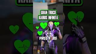 GRAN TRUCO VIDA INFINITA con KAIROS en FREE FIRE ️