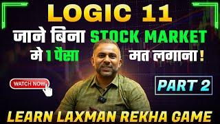 Share Market में LOGIC _11 Part-2: Trading Loss का डर ख़त्म! करके मुनाफा कैसे कमाएं ?