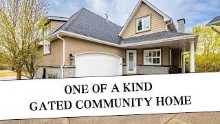 Tour a one of a kind home in a private gated community