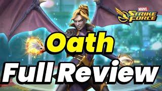 OATH FULL REVIEW! RED STARS TODAY! T4 & ISO-8 | NIGHTSTALKER | MARVEL Strike Force - MSF