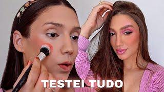 TESTANDO PRODUTOS DA BRUNA TAVARES + MAKE PERFEITA!!