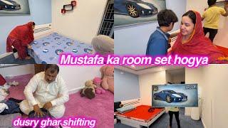 Husband apna saman ly gai dusry ghar | mustafa ka room set hogya | sitara yaseen vlog