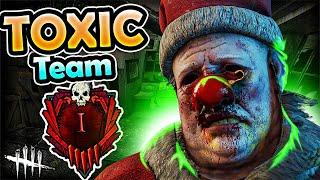 TOXIC BULLY TEAM Vs My CLOWN! - Dead by Daylight