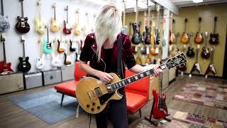 1979 Gibson Les Paul Custom Natural Finish Vintage Electric Guitar Sydney Ellen Demo