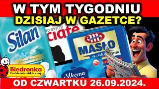 𝐁𝐈𝐄𝐃𝐑𝐎𝐍𝐊𝐀  Gazetka Promocyjna od Czwartku 26.09.2024.