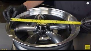 How To Measure Wheel Size and Fitment Diameter Offset Backspacing Width Bolt Pattern Lug Nuts