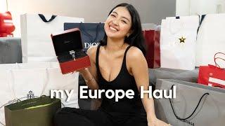 Europe Luxury Haul 2023! Bags, Shoes, Clothes & Watch | Rei Germar