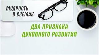 Мудрость в схемах - Два признака духовного развития. Церковь "Алмаз". Николай Скопич