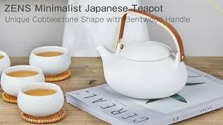 Discover the Elegance of ZENS Cobblestone Teapot Set | Perfect Gift for Tea Lovers