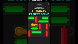 Mini Game Today 7 January Hamster Kombat How To Solve Mini Game Puzzle in Hamster Kombat (100%)