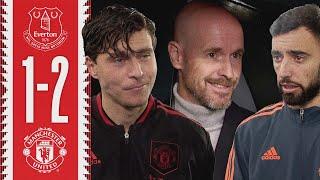 Ten Hag, Lindelof and Fernandes React To Everton Win  | Everton 1-2 Man Utd