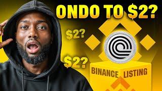 ONDO to $2? Huge Binance Listing Rumors