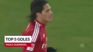 TOP 5 GOLES DE PAOLO GUERRERO|HAMBURGO