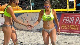 Beach Volleyball Girls  LUCKIEST Rally Slow Motion