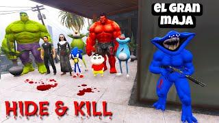 Oggy And Jack Playing Hide And Kill With El Gran Maja in Gta 5 | Hide And Seek