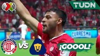 ¡ALEXIS VEGA ABRE EL MARCADOR! | Toluca 1-0 Pumas | CL2024 - Liga Mx J12 | TUDN