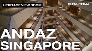 [4K] Stylish Luxury in Andaz Singapore's Heritage View Rooms (Room Tour)