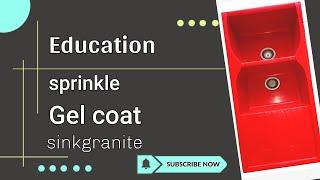 Granite Sink Production Tutorial: Gel Coat Application on the Mold