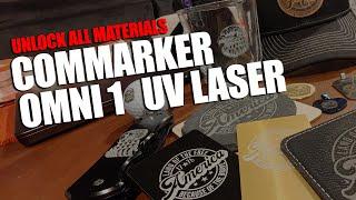 ComMarker Omni 1 UV Laser - What Can It Engrave? UV Laser Engraving Test - Laser Engraving Tests