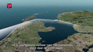 De vliegroutes van Lelystad Airport: naar het noorden