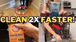 15 Massive Time Saving Cleaning Hacks (you need to try)!