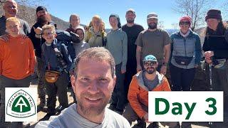 AT Thru Hike Day 3 - Where 25% quit, we kept on! Also, trail friends and PIZZA!