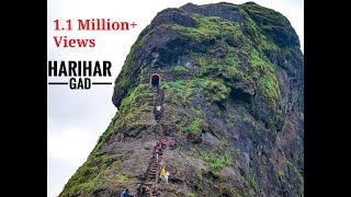 Harihar Fort : A walk through the 80 degree rock cut stairs | Maharashtra,Incredible India