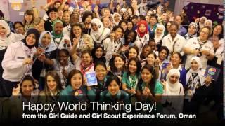 Happy World Thinking Day from WAGGGS!