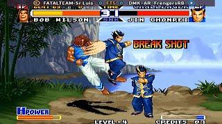 Fightcade  Real Bout Fatal Fury Special  FATALTEAM-Sr Luis  Vs DMK~AR_FrengersRB  FT5 