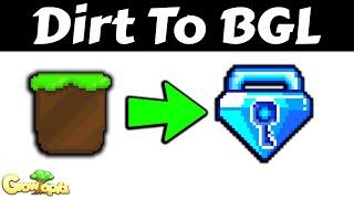 MY FIRST DL! Dirt To BGL #1 (LIVE) - Growtopia