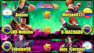 // KOF 98 // LND-Helinho  D-MACHADO / Amane  MorganGTZ / EdKOF-PE  Alex_Coronel