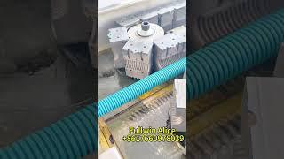 Fullwin corrugated pipe machine testing for customer #extruder #machine #factory #plasticextruder
