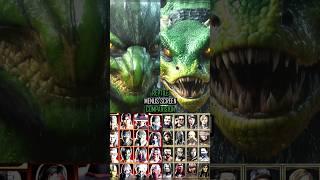 Reptile Character Selection in Mk9 , MkX  and Mk1 Khaos Reigns #mortalkombat1havik