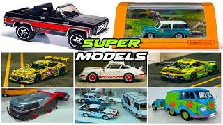 Showcase - Hot Wheels Chevy Blazer Custom, Mercedes-AMG GT3, Pagani Huayra R, Koenigsegg Regera.