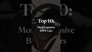 Top 10 most expensive BMWs in the world  #shorts