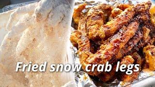 Deep Fried Snow Crab Legs! Is it better than steamed crab legs?