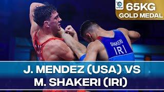 Gold Medal • FS 65Kg • Jesse Wayne MENDEZ (USA) vs. Mohammad Reza Asadollah SHAKERI (IRI)