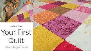 Your First Quilt - Beginner Tutorial, Part 1