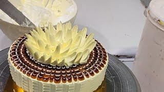 Vanilla Ice Cake  Design Kaise banaye