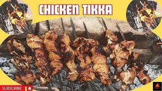 Chicken Tikka Boti Recipe By Lady the Cook | چکن تکہ بوٹی | Chicken BBQ Recipe | Outdoor Cooking