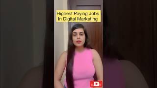 Highest Paying Digital Marketing Jobs in 2024! #shorts