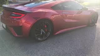 2017 Acura NSX with Science Of Speed Down Pipes. 0-60 mph