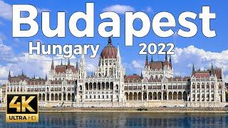 Budapest 2022, Hungary Walking Tour (4k Ultra HD 60fps) - With Captions