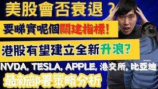 美股會否衰退？要睇實呢個關建指標！港股有望建立全新升浪? NVDA, TESLA, APPLE, 港交所, 比亞迪 最新部署策略分析