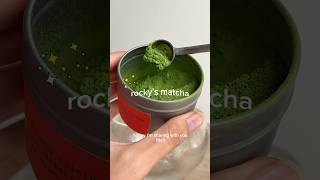 Rocky’s matcha can take all my money #matcha #foodshorts #matchareview