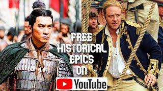 Top 10 FREE Historical EPIC Movies on Youtube!! (with links) | FREE MOVIES|