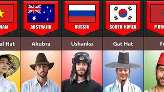 Traditional Hats From Different Countries