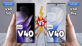 vivo V40 Vs vivo V40 Pro - Full Comparison  Techvs