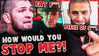 Khabib HEATED BACK AND FORTH w/ Tony Ferguson! Henry Cejudo APOLOGIZES to Khamzat after ALTERCATION!