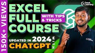 Complete Excel Tutorial in 7 hours in 2024 | Learn Microsoft Excel